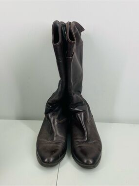 Santana Canada Dark Brown Leather Heeled Boots